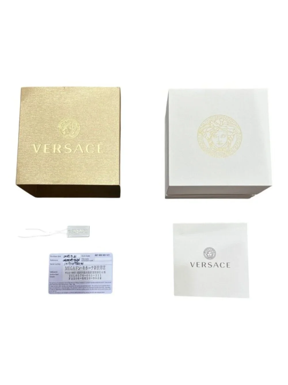 Versace Character Chrono Watch SS Quartz Black Dial